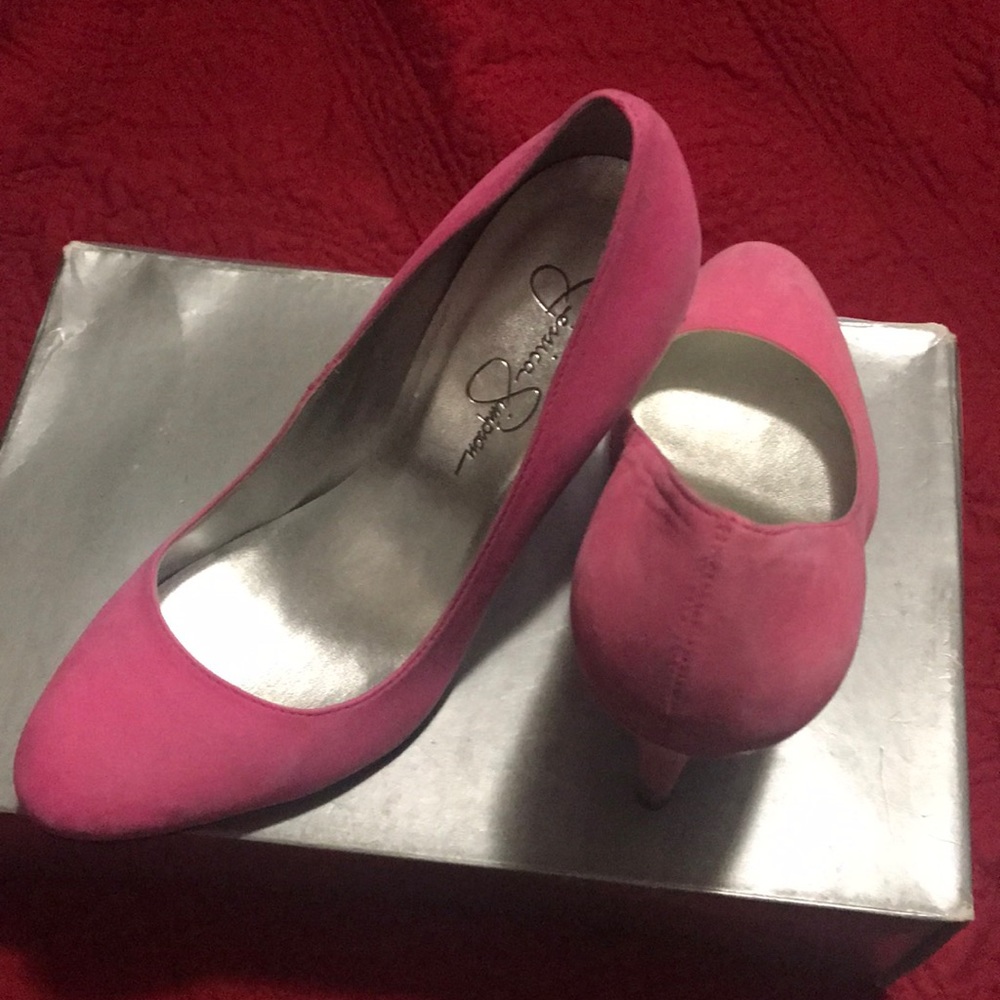 Jessica Simpson Neon Pink Heels